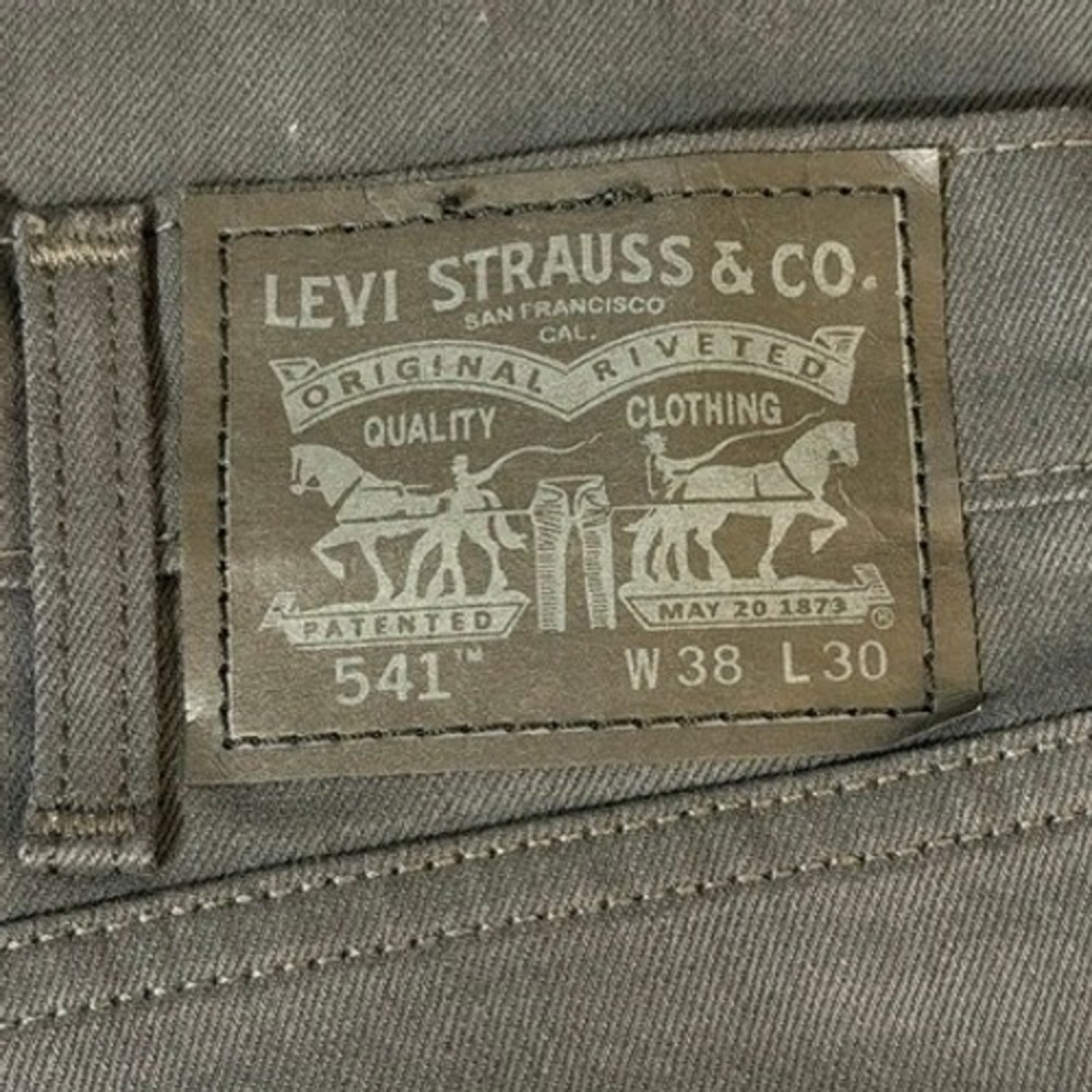 Levi's‎ 541 Athletic Taper Grey Stretch Pants Men's Size 38x30 New with Tags - Picture 6 of 13
